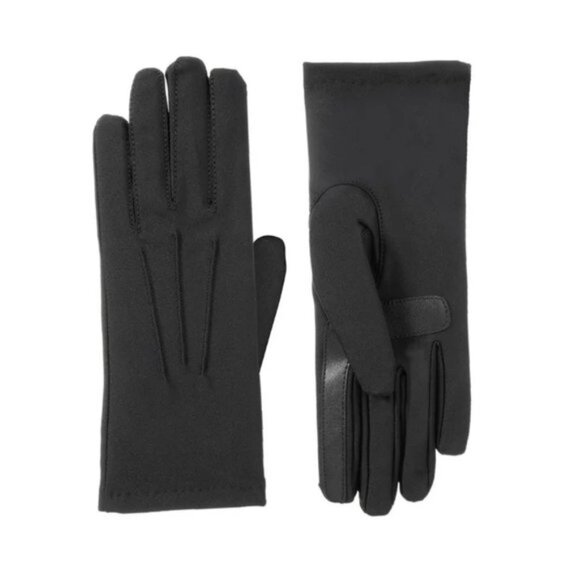 New: S/M Isotoner Touchscreen Water Repellent Stretch Women's Gloves - Picture 2 of 4